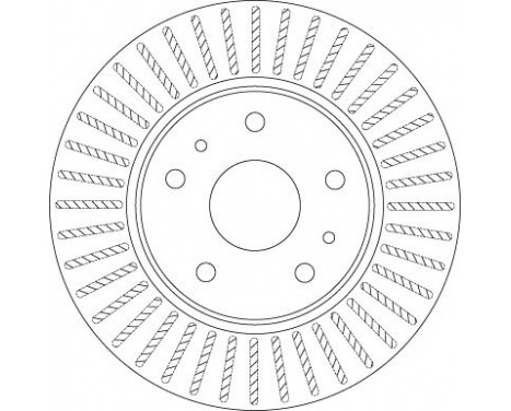 Brake Disc DF6684 TRW, Image 2