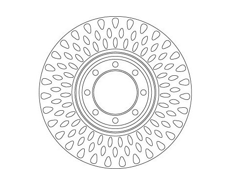 Brake Disc DF6688S TRW