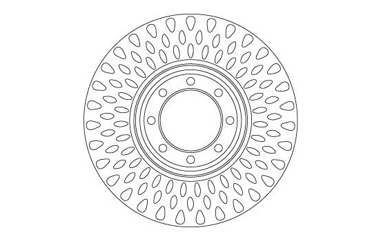 Brake Disc DF6688S TRW