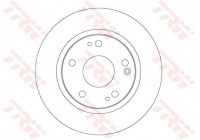 Brake Disc DF6704 TRW