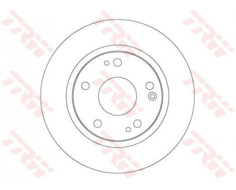 Brake Disc DF6704 TRW