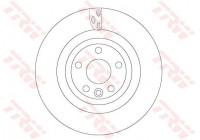 Brake Disc DF6706S TRW