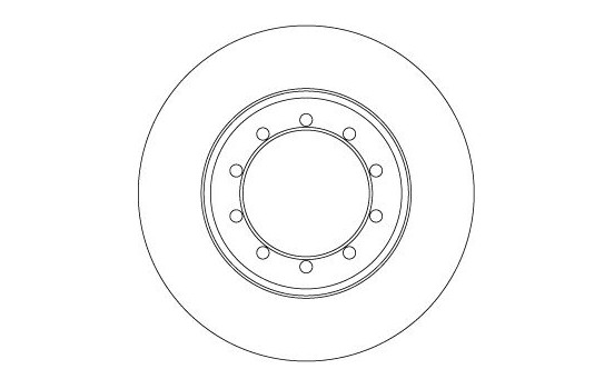 Brake Disc DF6711 TRW
