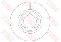 Brake Disc DF6712 TRW