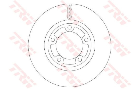 Brake Disc DF6712 TRW
