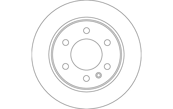 Brake disc DF6723S TRW