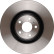Brake disc DF6729S TRW