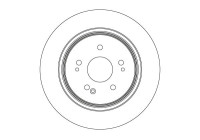 Brake disc DF6730 TRW
