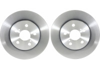 Brake disc DF6734 TRW