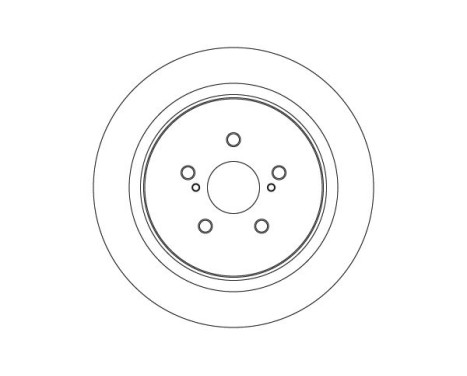 Brake disc DF6746 TRW