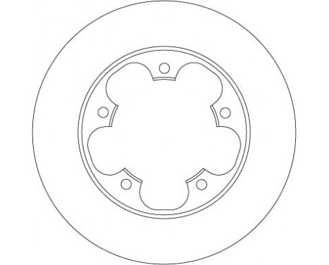 Brake Disc DF6748 TRW, Image 2