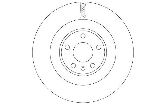 Brake disc DF6750S TRW