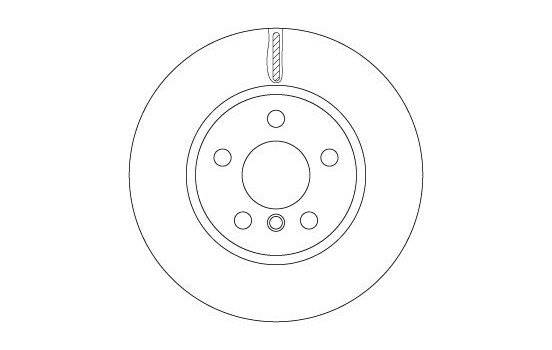 Brake Disc DF6757 TRW
