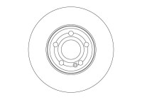 Brake disc DF6769 TRW