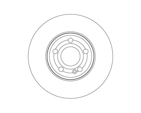 Brake disc DF6769 TRW