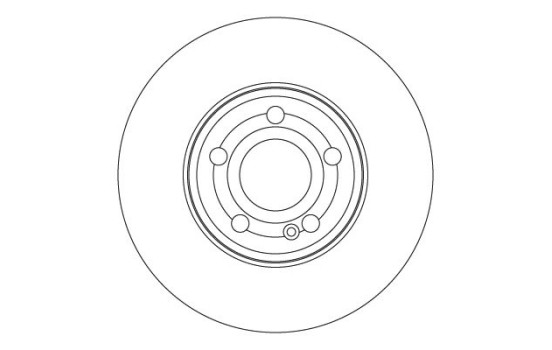 Brake disc DF6769 TRW