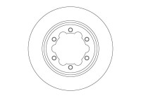 Brake disc DF6774S TRW