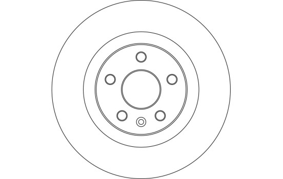 Brake disc DF6776S TRW