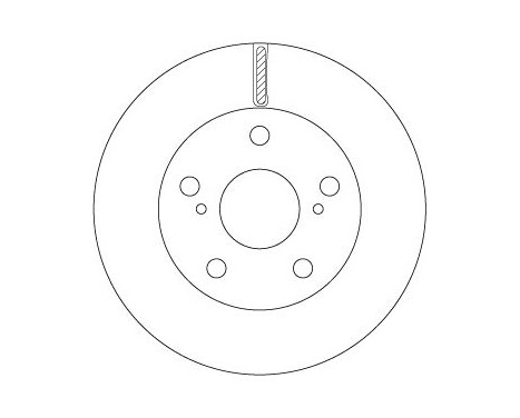 Brake Disc DF6782S TRW