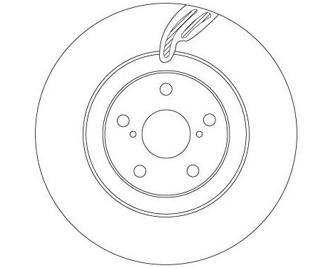 Brake Disc DF6792S TRW, Image 2