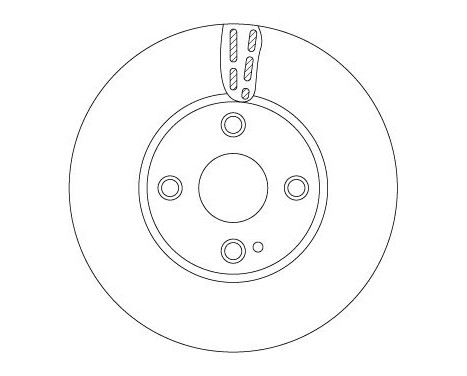 Brake Disc DF6793 TRW