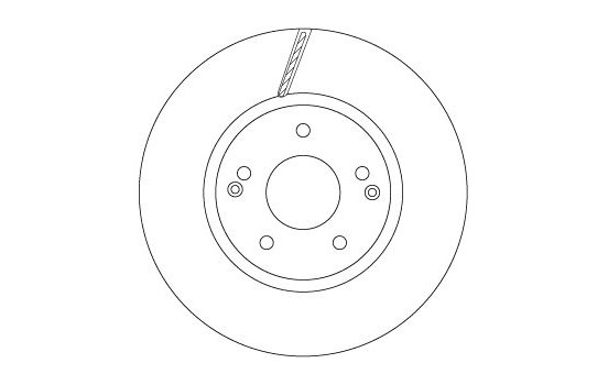 Brake Disc DF6804 TRW