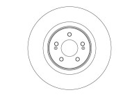 Brake disc DF6813S TRW