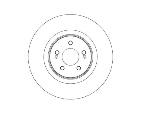 Brake disc DF6813S TRW