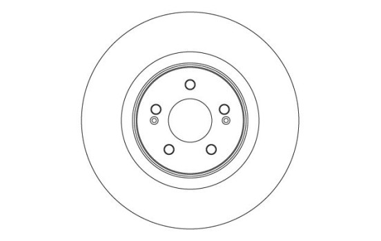 Brake disc DF6813S TRW