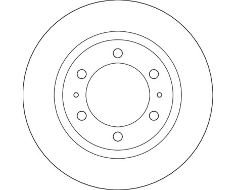 Brake disc DF6817S TRW