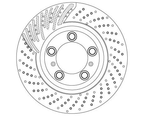 Brake Disc DF6821S TRW