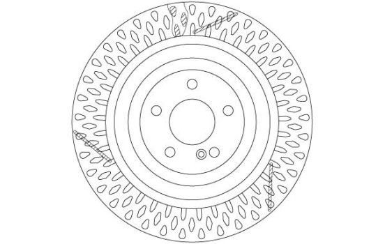 Brake Disc DF6822S TRW, Image 2