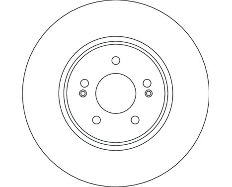 Brake disc DF6829S TRW