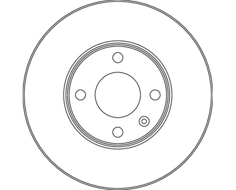 Brake disc DF6831 TRW