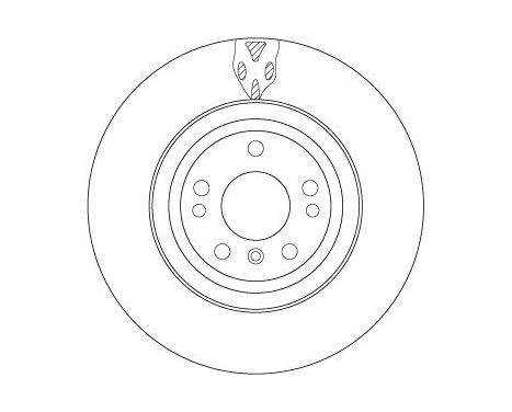 Brake Disc DF6833S TRW