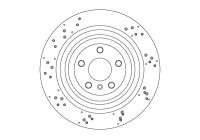 Brake disc DF6849S TRW