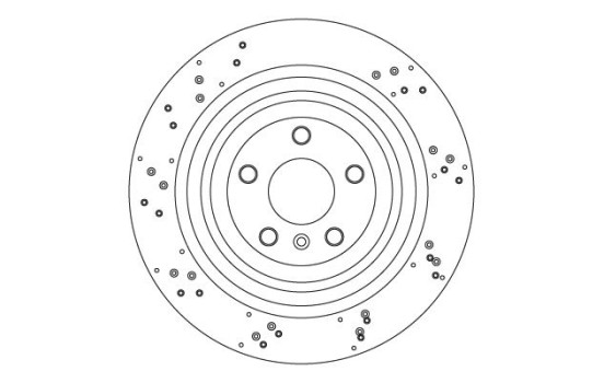 Brake disc DF6849S TRW