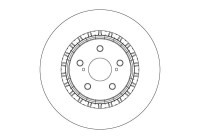 Brake disc DF6858S TRW