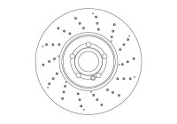 Brake disc DF6865S TRW