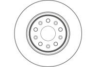 Brake disc DF6869S TRW