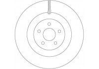 Brake Disc DF6871 TRW