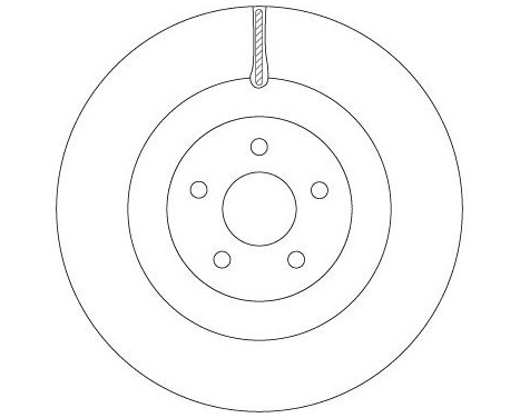 Brake Disc DF6871 TRW