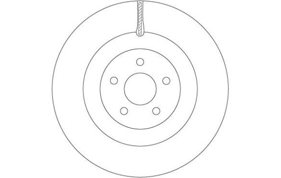 Brake Disc DF6871 TRW