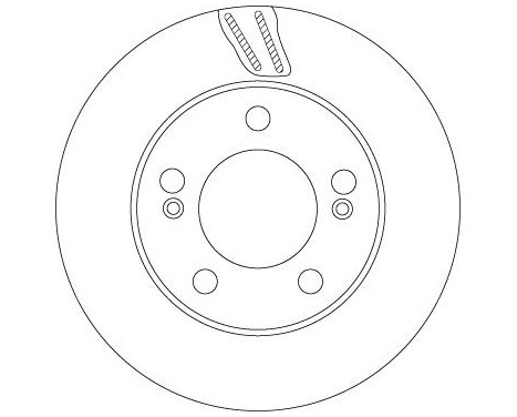 Brake Disc DF6876 TRW