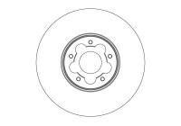 Brake disc DF6877S TRW