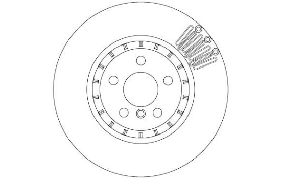 Brake Disc DF6892S TRW