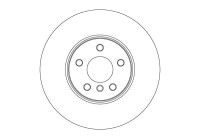 Brake disc DF6899S TRW