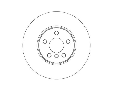 Brake disc DF6899S TRW