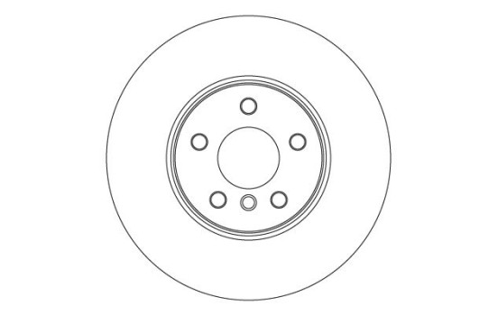 Brake disc DF6899S TRW