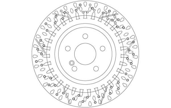 Brake Disc DF6900 TRW